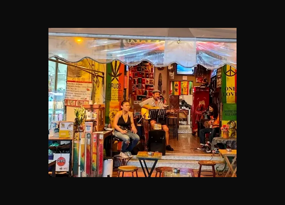 Live music stage at Kalanbatu